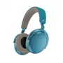 Sennheiser Momentum 4 Wireless auscultadores, tamanho completo, Bluetooth, microfone, cancelamento de ruído adaptativo, modo de transparência, azul-petróleo