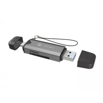 Leitor de cartões SCARAB 3 USB A/C SD/MICRO USB 3.