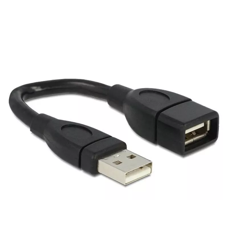 Cabo USB DeLOCK 15cm USB 2.0 USB A preto