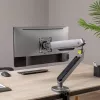 Suporte para monitor gaming NanoRS 17-32 com iluminação LED RGB suporte de mesa altura ajustável giratório inclinável máx. 9 kg VESA 75x75 / 100x100