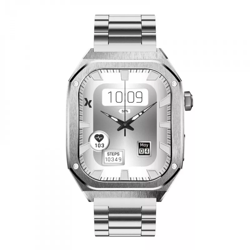 Smartwatch MaxCom FW65 Iron S prateado