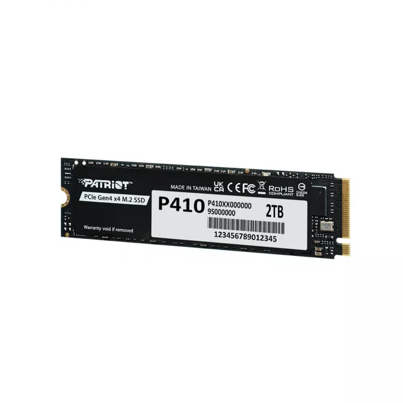Unidade de estado sólido PATRIOT P410 2 TB M.2 NVMe, 2000 GB, fator de forma M.2