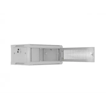 Armário rack LANBERG WF01-6404-23S 19 polegadas 4U cinzento com portas perfuradas