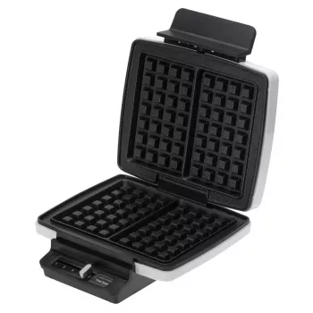 Máquina de waffles Adler AD 3085 — 1200 W, 2 waffles retangulares 9×13 cm, temperatura ajustável, placas antiaderentes