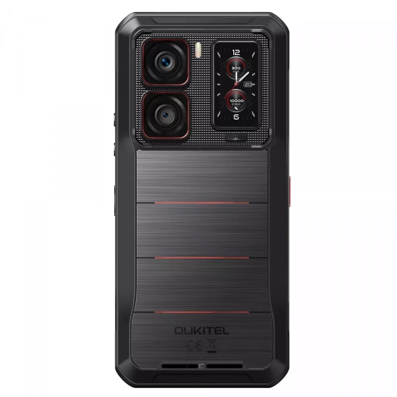 Smartphone Oukitel WP300 5G, 6,8 polegadas, 12 GB de RAM, 512 GB, 16000 mAh, IP69K, Android 15, preto