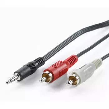 VALUE Secomp VALUE - Cabo de áudio - ficha jack mini estéreo macho para RCA macho