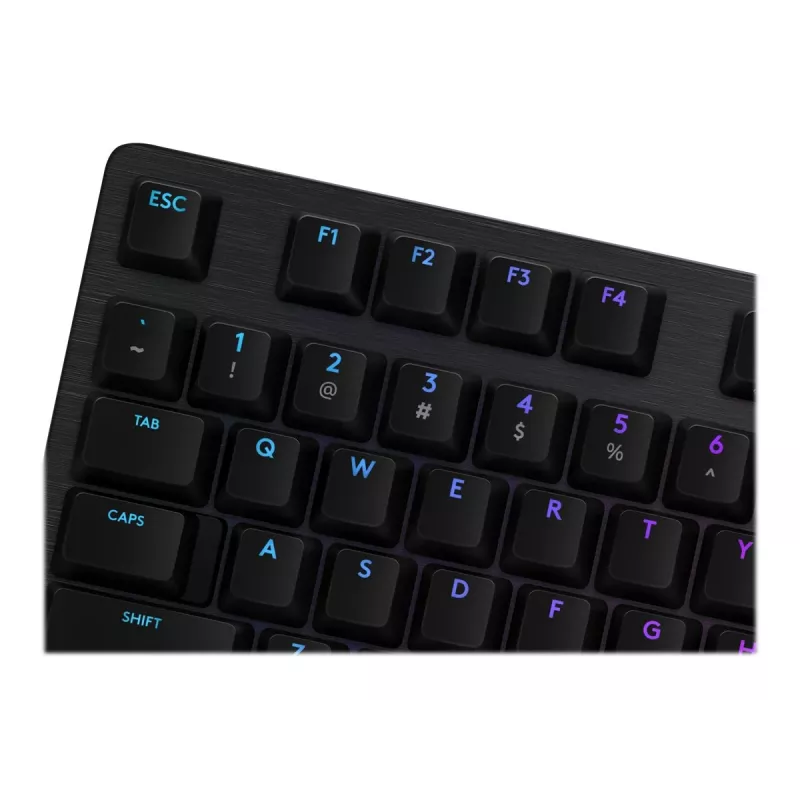 Logitech Gaming G512 - Teclado - retroiluminação - USB - QWERTY - Espanhol - Interruptores: GX Brown Tactile - Carvão