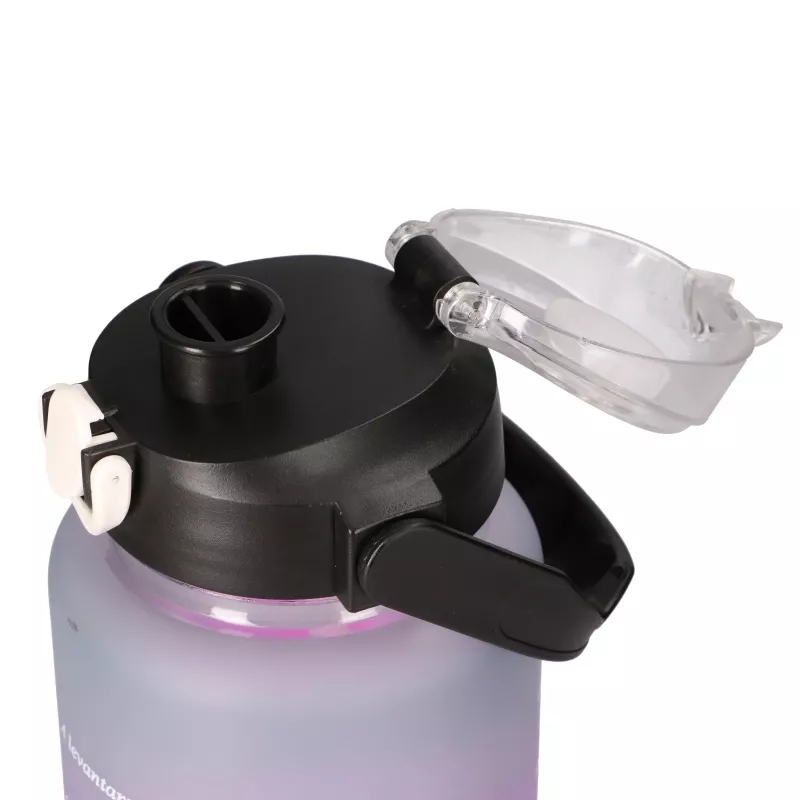 Extralink conjunto de garrafas de motivação 3W1 rosa-preto 2000ML+900ML+300ML