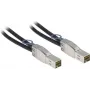Inter-Tech - Cabo SAS externo - SAS 12Gbit/s - 36 pinos 4x Mini SAS HD (SFF-8644) (M) para 36 pinos 4x Mini SAS HD (SFF-8644) (M) - 1,0m - preto (88885008)