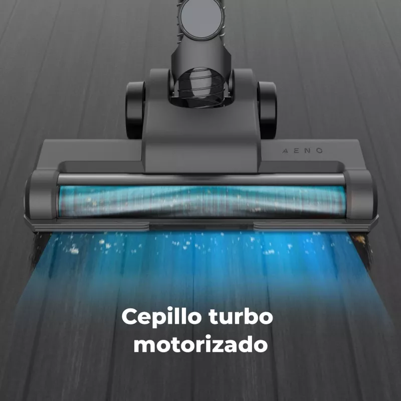 Aspirador de pó seco com bateria AENO SC1 MIF sem saco 120 W preto, cinzento 2200 Ah