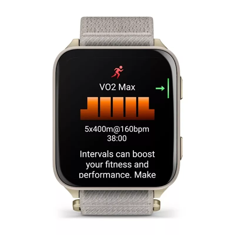 Smartwatch GARMIN Venu X1 — 5,08 cm (2 polegadas) AMOLED 448×486 px, ecrã tátil, Wi‑Fi, GPS, bracelete de nylon, 34 g