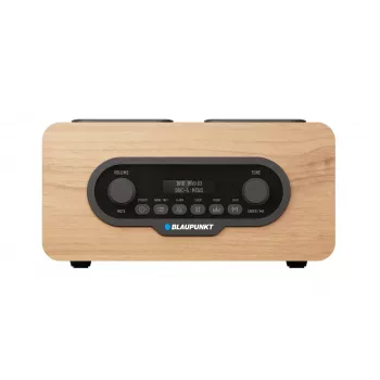 Rádio portátil BLAUPUNKT DR10CR DAB+/FM, Bluetooth 5.3, LCD, 2 W, bateria de 1800 mAh, antena telescópica