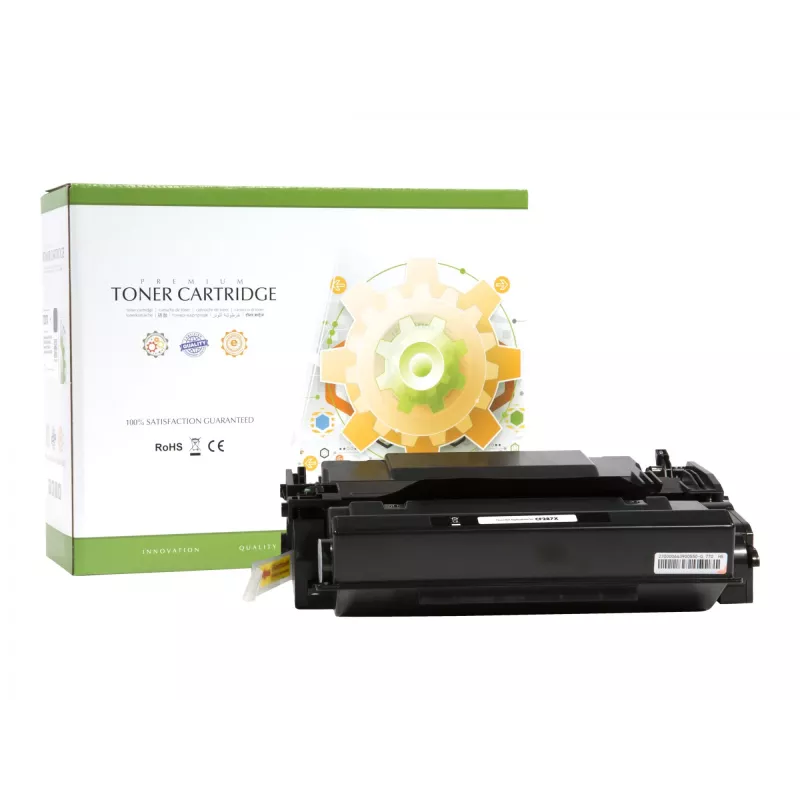 Cartucho de toner STATIC compatível com HP CF287X/Canon CRG-041H Preto alta capacidade compatível 18.000 páginas