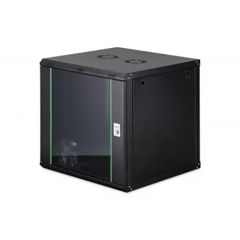 Armário de rede de montagem em parede DIGITUS Dynamic-N DN-37111 — 12U, 600 x 600 mm, IP20, fechadura com chave