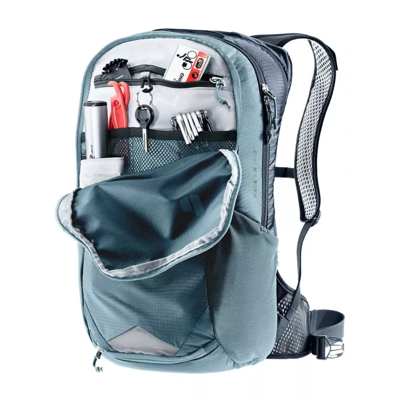 Deuter Race Air 14+3 14 L azul unissexo ciclismo montanhismo