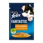 Purina Felix Fantastic comida húmida para gatos com frango em gelatina, 85 g