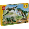 Brinquedo de construção LEGO Creator 3-em-1 T.Rex Conjunto de construção, 626 peças, 150 mm de altura, idade 9+