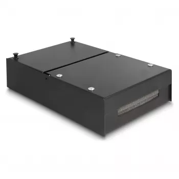 Caixa de distribuição DeLOCK 66235 4 portas metal preto
