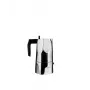 Máquina de café expresso Alessi MT18/3 Ossidiana, aço inoxidável, alumínio, 3,5 x 18,5 x 40,5 cm
