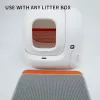 Tapete para areia de gato PETKIT Pura X / Pura Max, 55 x 55 x 13 cm, tapete protetor de chão para a área da caixa de areia