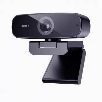 Webcam AUKEY Impression 2 MP 1920 x 1080 pixels USB Preto