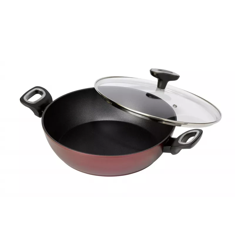 Panela de sopa JATA TF924 2,4 L vermelha alumínio