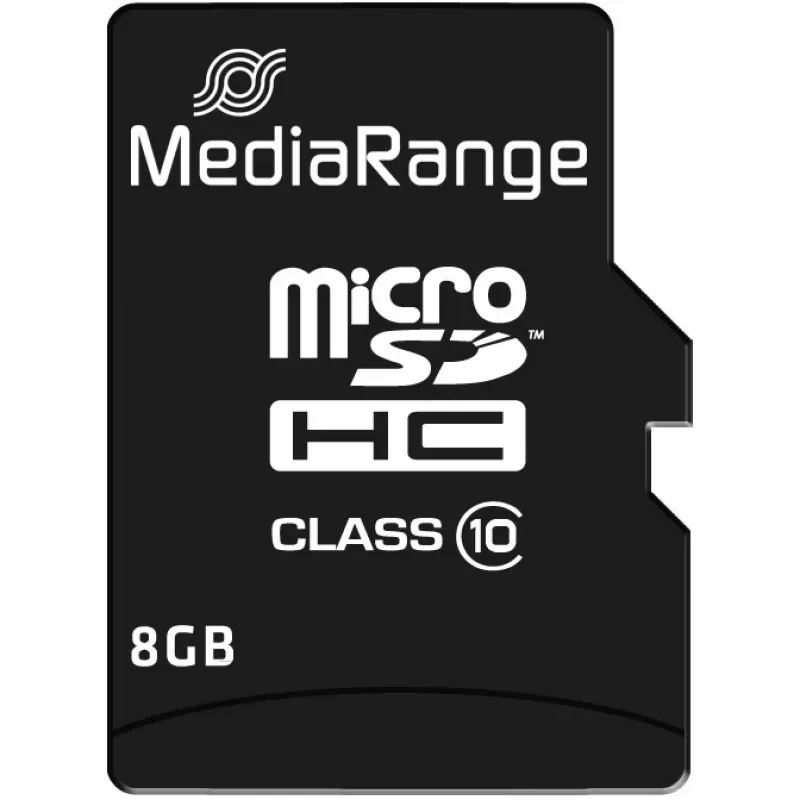 Micro SDHC 8GB C10/W/ADAPTER MR957 Mediarange
