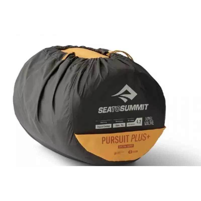 Sea To Summit Pursuit Plus autoinsuflável - grande - colchão de isolamento, amarelo