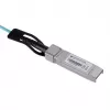 Cabo de fibra ótica/AOC UBIQUITI UACC-AOC-SFP10-5M SFP+ para SFP+, 10 Gbit/s, 5 m, 850 nm, revestimento PVC, azul-turquesa
