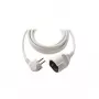 Extensão elétrica REV 0016030114 3m 1 tomada AC interior branco