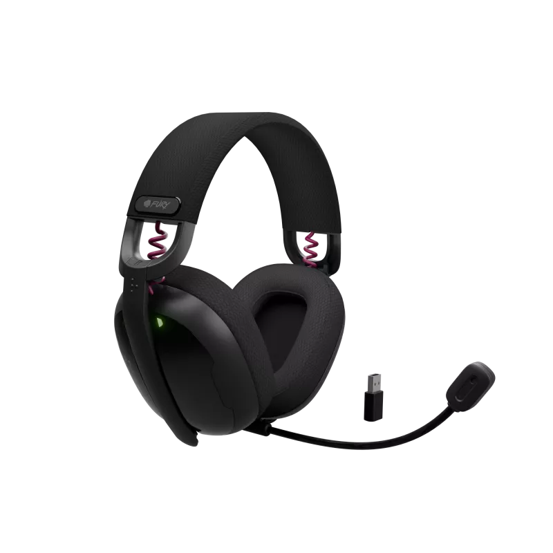 Genesis Headset Gaming | Fury Fukiya F6 | Bluetooth | Over-Ear | Microfone | Sem fios | preto