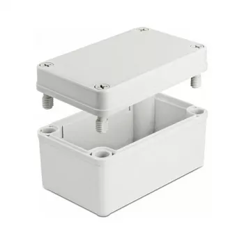 Caixa DeLOCK caixa de instalação IP65 à prova de água 130 x 80 x 70 mm cinzento