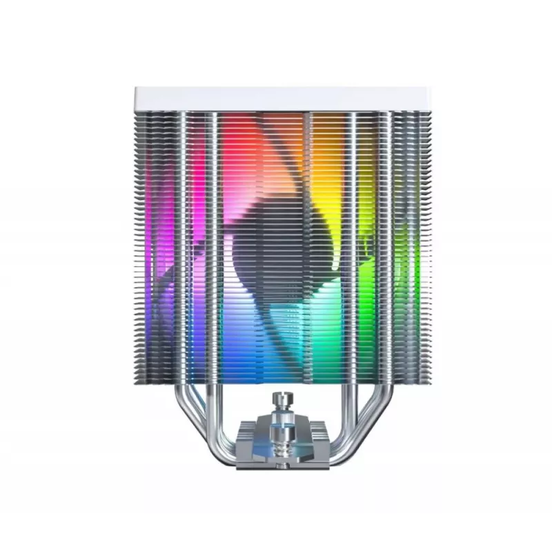 Montech NX400 White ARGB cooler a ar para CPU, 120 mm, multi-socket, branco