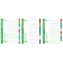 Separadores Forpus, A4, 1-5 cores, plástico
