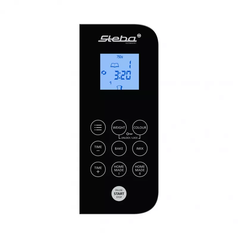 Máquina de fazer pão Steba BM 2 600 W preto aço inoxidável 188200