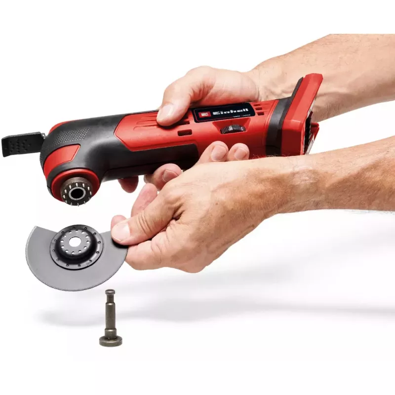 Ferramenta multifunções sem fio Power X-Change TE-MG 18/1 Li-Solo, 18 Volt (vermelho/preto, sem bateria e carregador, inclui acessórios)