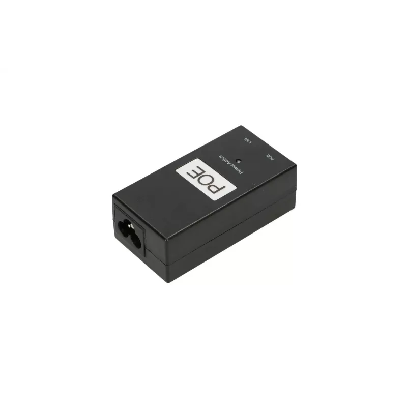 Fonte de alimentação PoE Extralink POE-24-24W-G 24 V 1 A 24 W Gigabit, interior, preto, cabo de alimentação incluído