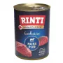 Comida húmida para cães RINTI Singlefleisch Exclusive cavalo 400 g — lata monoproteica para cães adultos, 80 % de humidade, 10 % de proteína