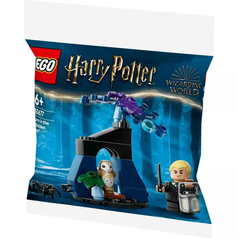 Brinquedo de construção LEGO Harry Potter Conjunto Modelo 30677 – Draco na Floresta Proibida Cena com minifigura
