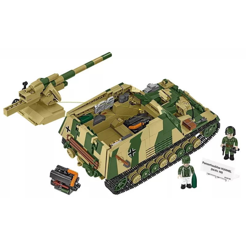 Conjunto de construção Cobi Panzerhaubitze Hummel 1118 peças kit de montagem