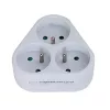 Esperanza ELK303W repartidor elétrico, 3 tomadas, branco
