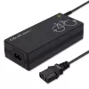 Carregador QOLTEC 36V–42V 2A com conector C14-IE de 3 polos para baterias de e-bike