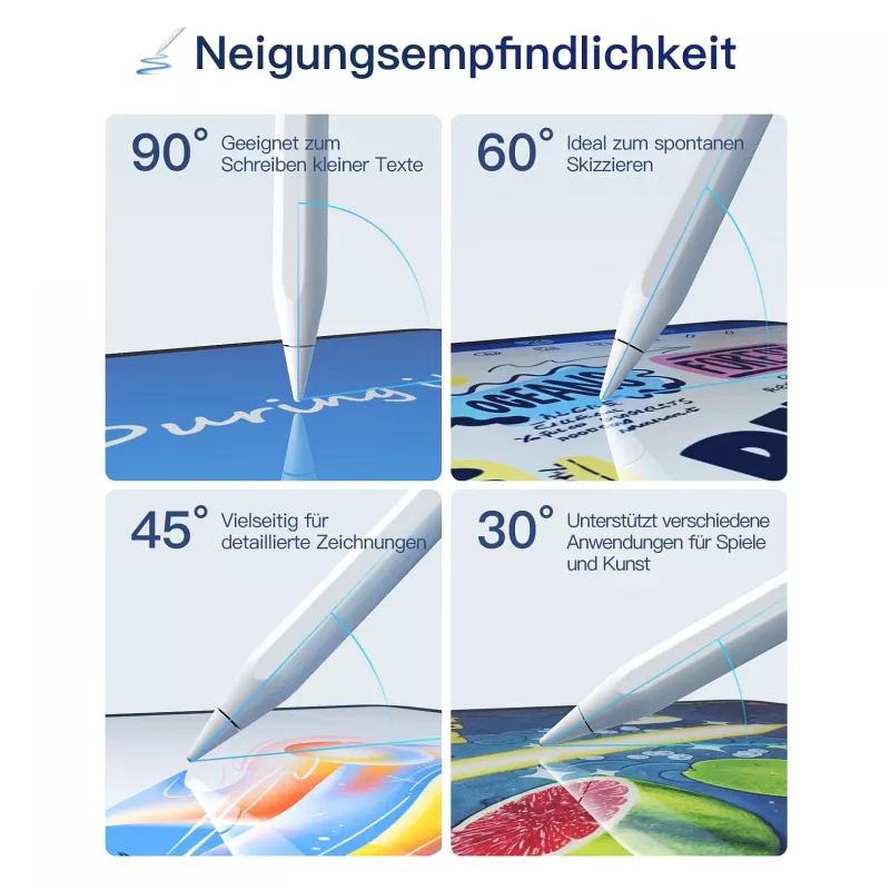 Stylus Pen Inateck PCL005_WHITE — compatível com iPad Pro, iPad Mini, iPad 6–10