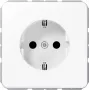 JUNG CD 1520 BFKI WW tomada Schuko, tipo F, resistente a quebras, branco alpino