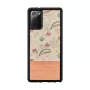Capa para telemóvel Man and Wood para Samsung Galaxy Note 20 — flor rosa sobre preto