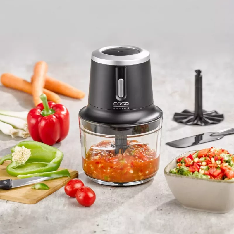 Caso | Picadora multiusos | Chop & Go | Preto | 200 W