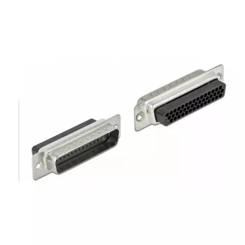 D-Sub HD 44 pinos ficha de crimpagem para 2 x conector fêmea RJ45 DeLOCK 66835