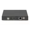 DIGITUS DS-12901 - Switch KVM/áudio/USB - 4K 30 Hz, entrada USB-C/USB/HDMI, saída HDMI, rede