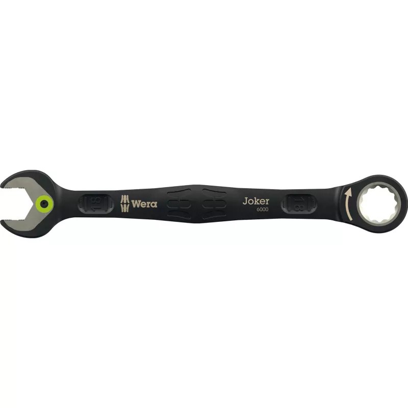 Wera 6000 Joker Black Edition conjunto de chaves combinadas de roquete, 11 unid.