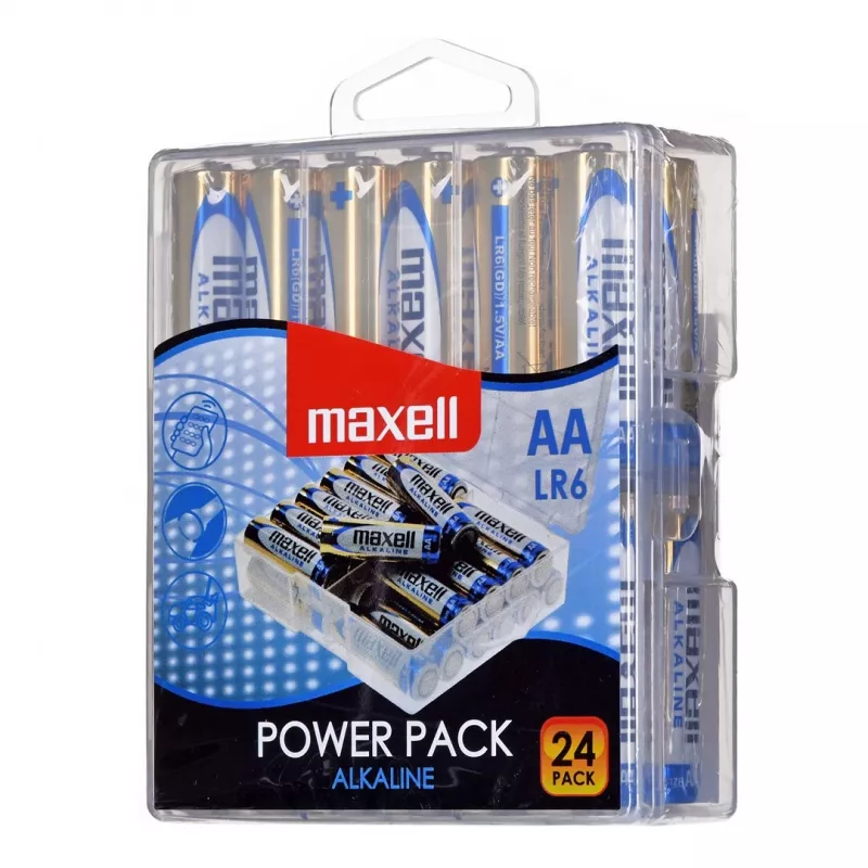 Pilha alcalina MAXELL LR6 VALUE BOX, 24 unid.